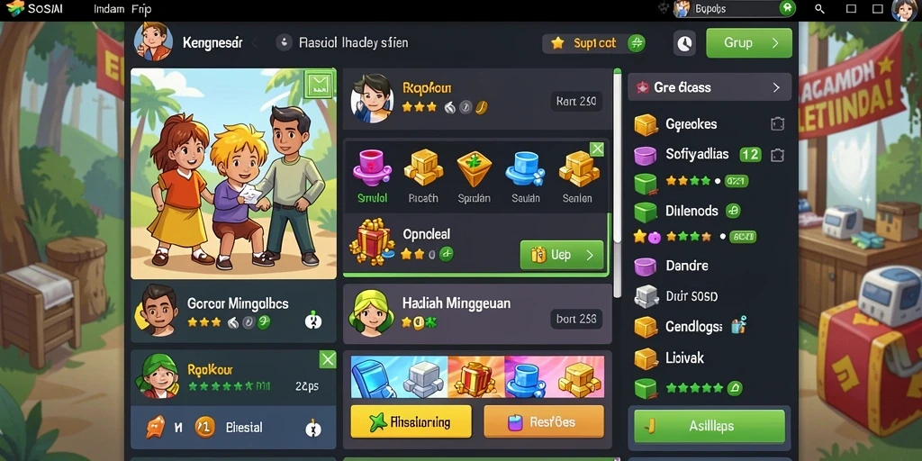 Contoh gameplay yang menunjukkan aksi seru dalam 9N9N.