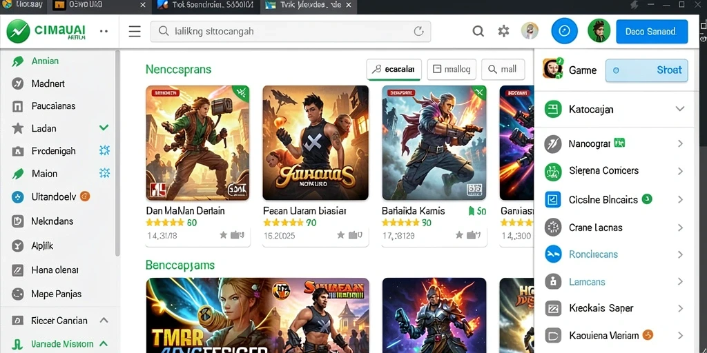 Ini adalah tampilan karakter unik yang bisa dipilih oleh pemain.