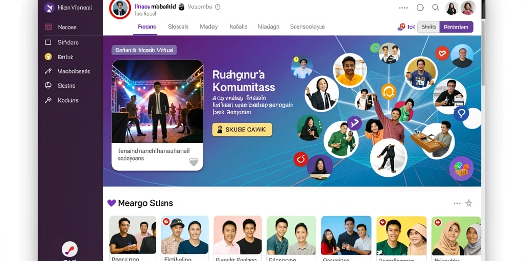 Komunitas aktif di dalam game membuat bermain lebih menyenangkan.