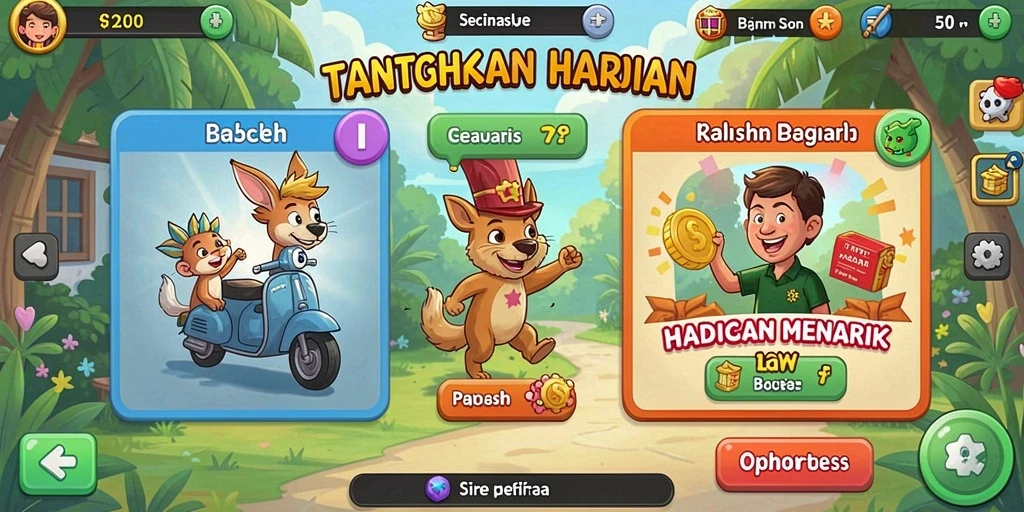 Mode permainan yang bervariasi untuk semua pemain.