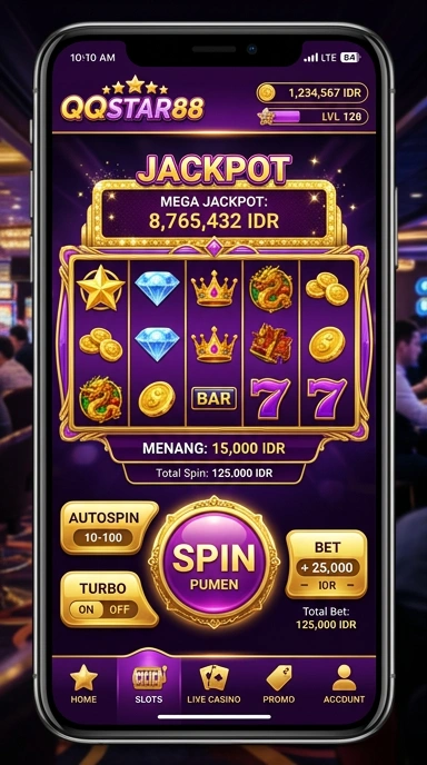 qqstar88 — layar beranda